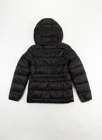 GIUBBOTTO CORTO CON CAPPUCCIO HATTIE GIRL RAGAZZA, 201XXP ASPHALT, small