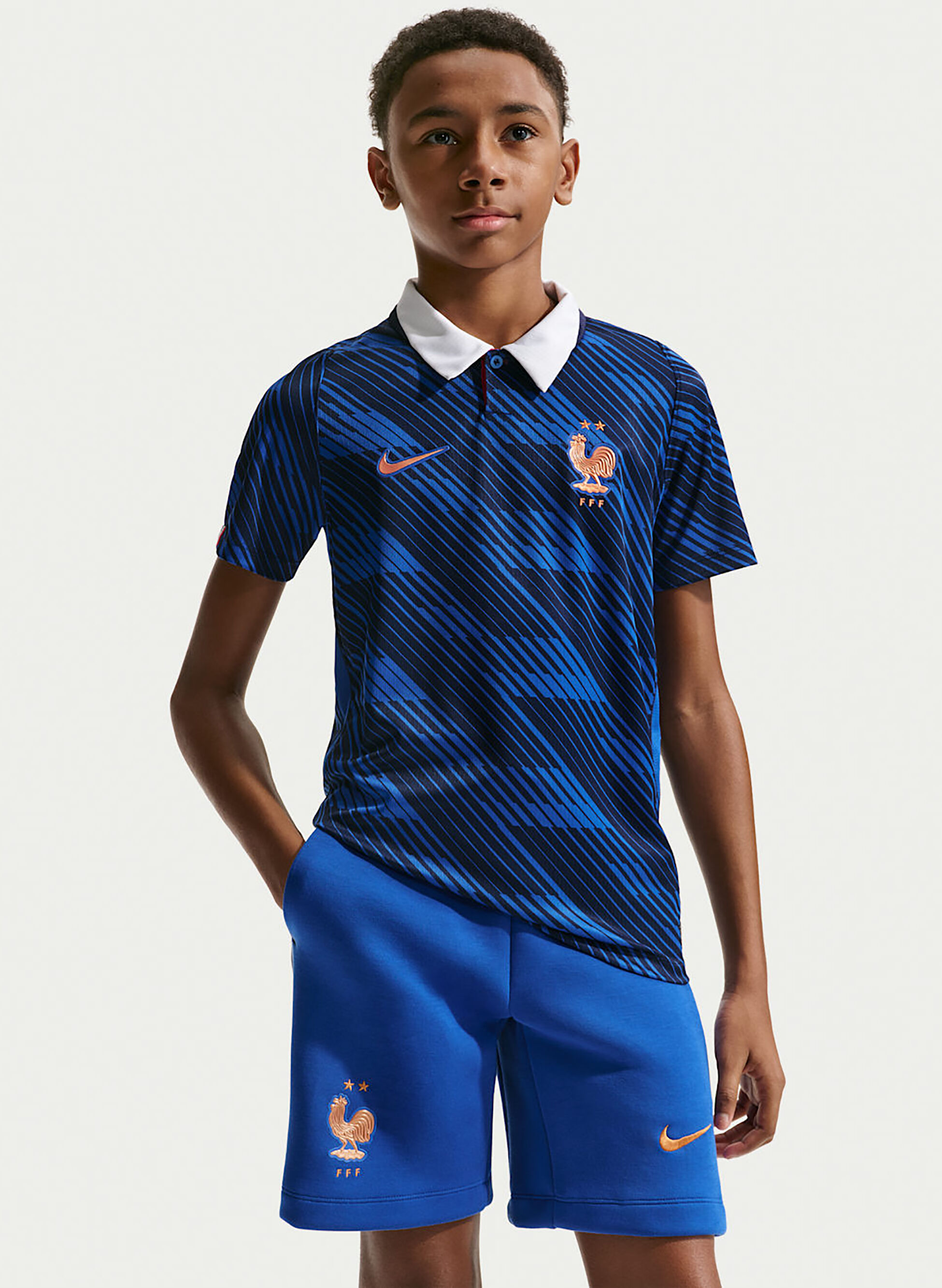 Maglia France Home Uff Wc26 Junior