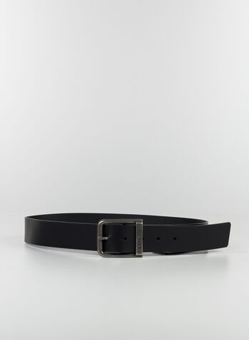 CINTURA VERA PELLE, 59 BLK, small