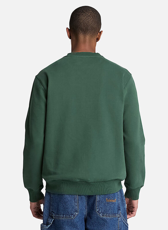 FELPA BIG LOGO RICAMATO, - GREEN, medium