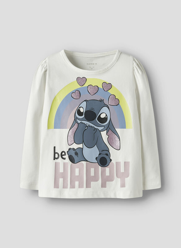 T-SHIRT STITCH BAMBINA, CLOUD DANCER, medium