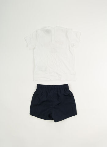 COMPLETINO T-SHIRT+SHORT BACK TO THE BEACH BIMBO, WW001 WHTNVY, small