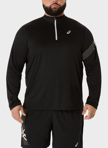 MAGLIA ICON LS 1/2 ZIP, 001 BLK, small