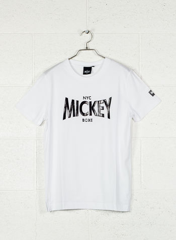 T-SHIRT MIKE CLASSIC, WHT, small