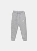 PANTALONE SIMPLE MICRO LOGO RAGAZZO, GREY, thumb