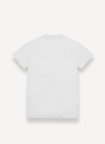 T-SHIRT IN PIQU&Eacute; DI COTONE, 01 WHT, small