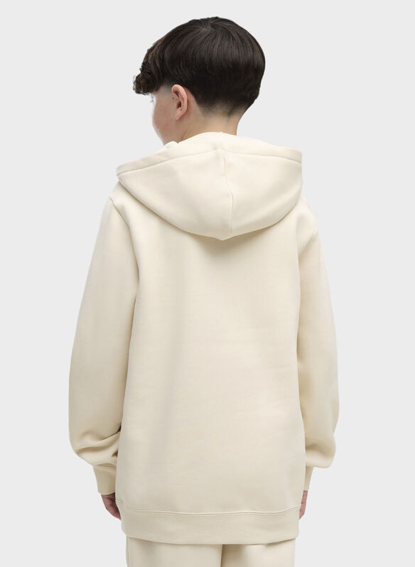 FELPA ESS ELEVATED HOODIE JUNIOR, 87 ALPINE SNOW, medium