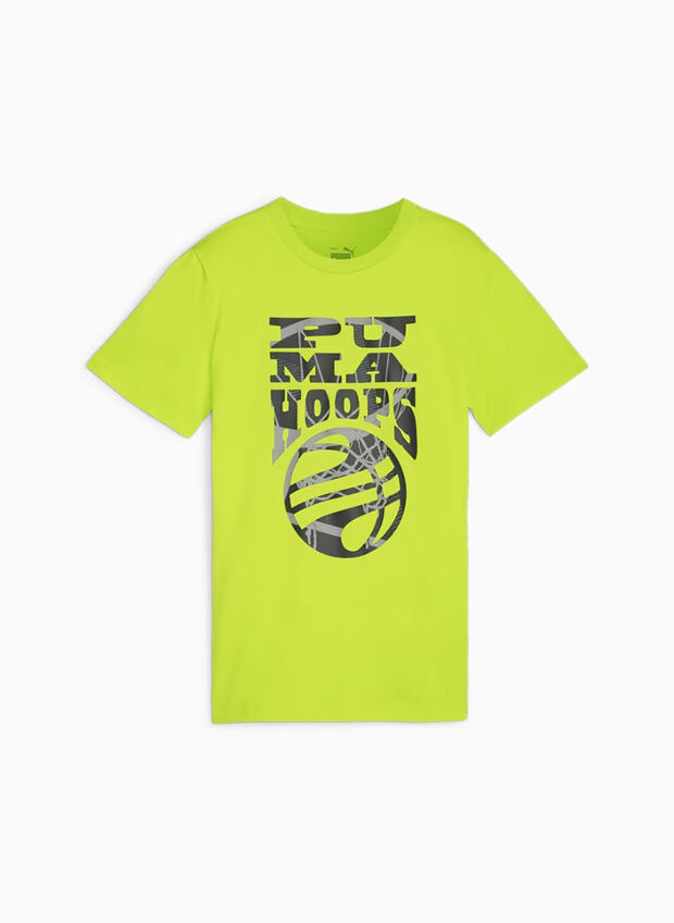 T-SHIRT BASKETBALL RAGAZZO, 39 GREEN, large