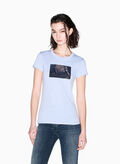T-SHIRT CON STRASS, U9333 CELESTE, thumb