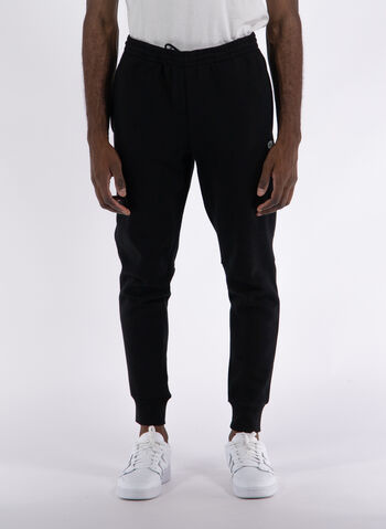 PANTALONE SPORTIVO IN FELPA DI COTONE ORGANICO, 031 BLK, small