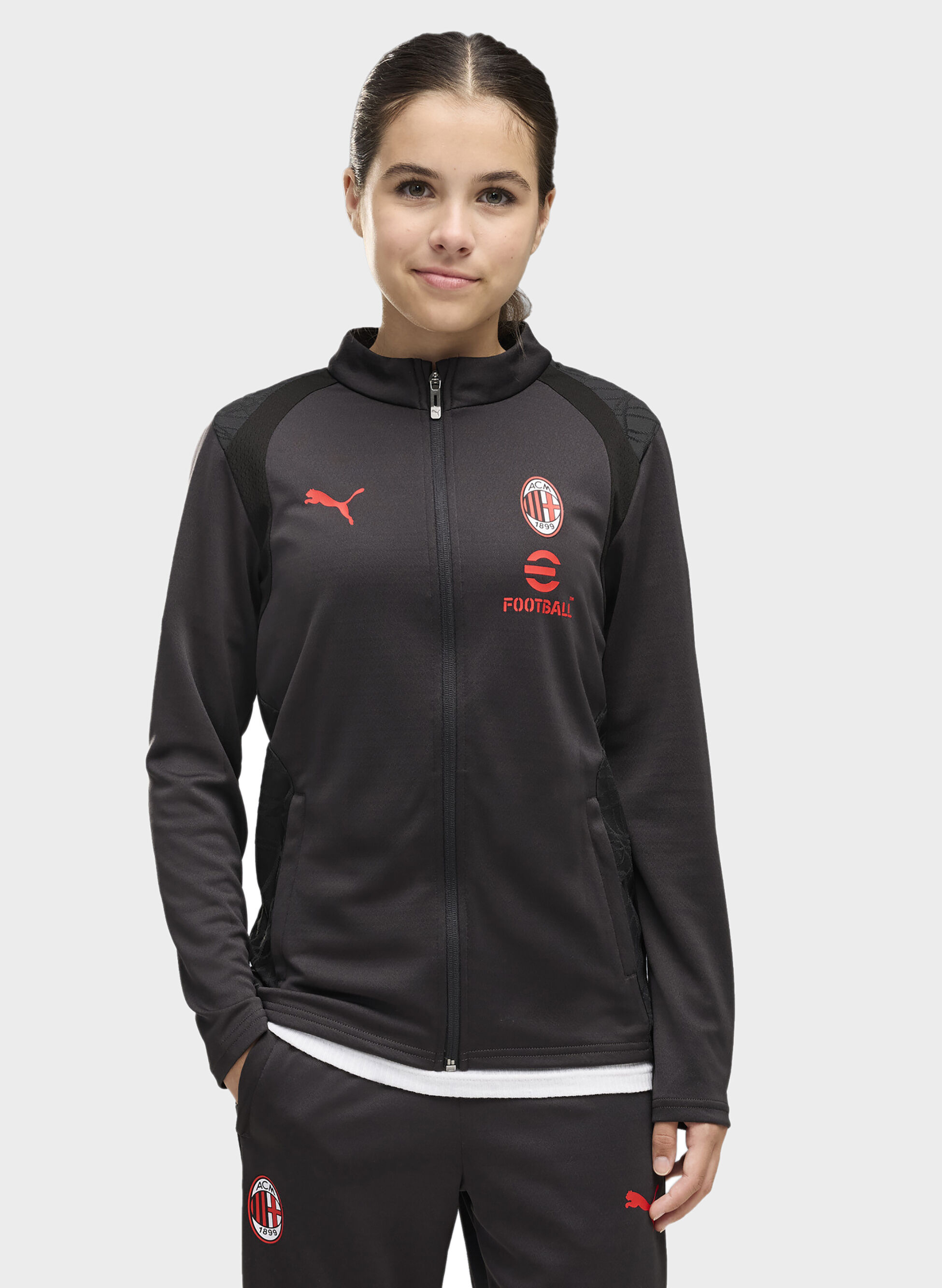 Felpa Tuta Ac Milan Home 2026-27 Junior