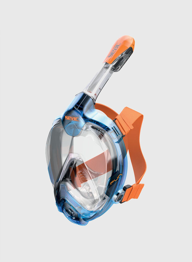 MASCHERA SNORKELING FULL FACE MAGICA XS/S, BLUARA, large
