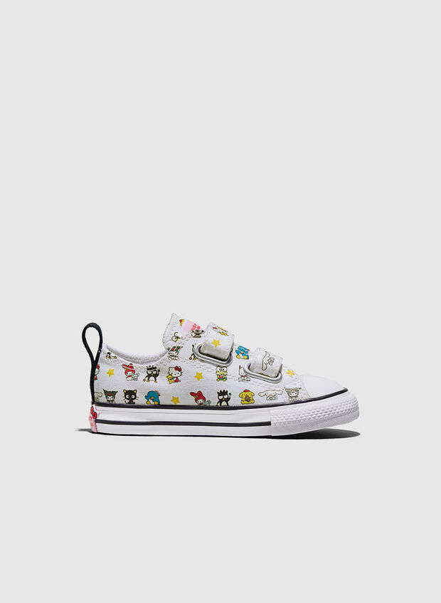 SCARPA HELLO KITTY AND FRIENDS CHUCK TAYLOR ALL STAR EASY-ON BFFS BIMBA, 102 WHTMULTI, large