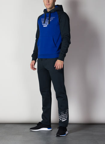 TUTA CON FELPA CON CAPPUCCIO E MAXI AQUILA, 25BP ROYNVY, small