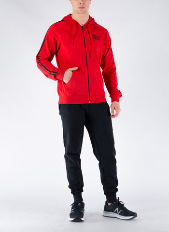 TUTA CON GIACCA CAPPUCCIO, 5520REDBLK, small