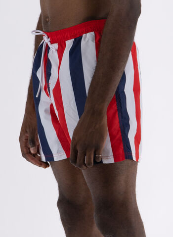 COSTUME BOXER BIG STRIPES, 13 RED, small