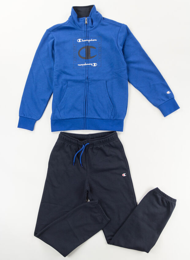 TUTA FULL ZIP GRAPHIC SHOP RAGAZZO, BS023 ROYNVY, large