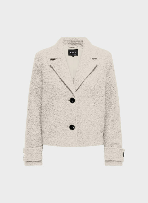 GIACCA VALERIA BOUCLE, WHISPER WHITE, large