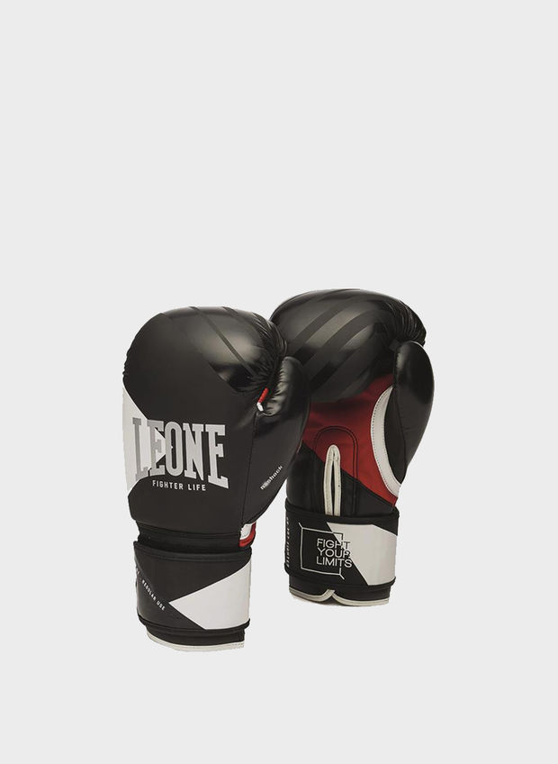 GUANTO BOXE FIGHTER LIFE, BLKWHTRED, large