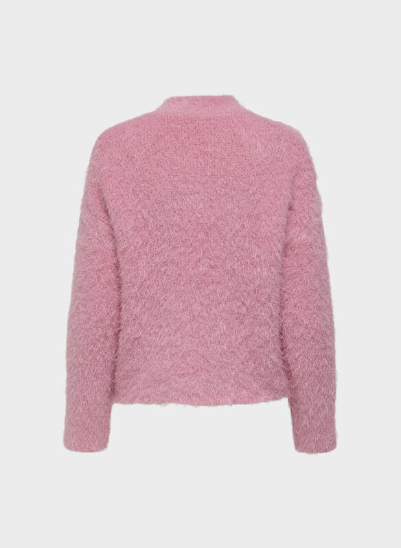 MAGLIONE LULU PELOSO, SEA PINK, medium