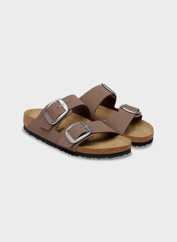 CIABATTA ARIZONA BIG BUCKLE 2 FIBBIE, - MOCCA, medium
