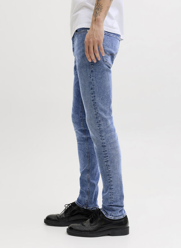 JEANS  JJIGLENN JJORIGINAL NS 501 NOOS SLIM FIT, BLUE DENIM, medium