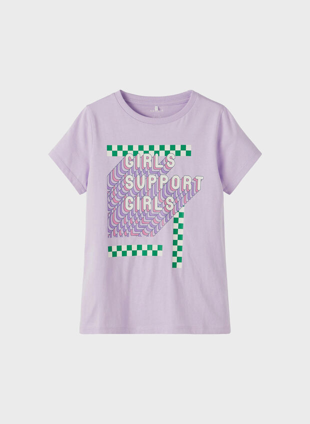 T-SHIRT TIKAS RAGAZZA, LAVENDULA, large