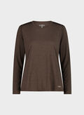 MAGLIA A MANICA LUNGA IN JERSEY, Q957 TOFFEE, thumb
