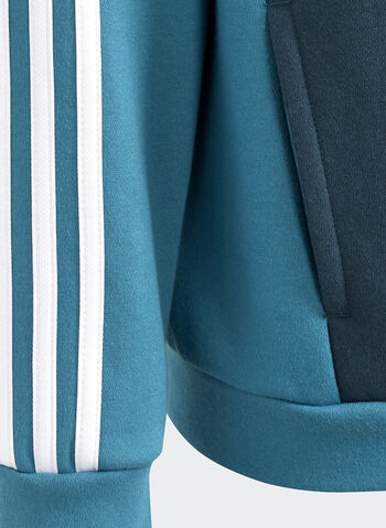 TUTA 3STRIPES TIBERIO FULL ZIP RAGAZZO, ARCTIC, small
