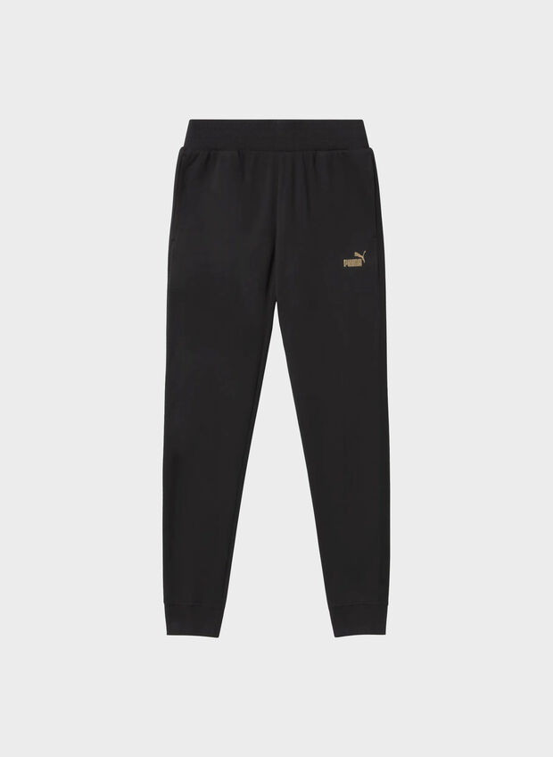PANTALONE JOGGER ESS LOGO, 01 BLK, large