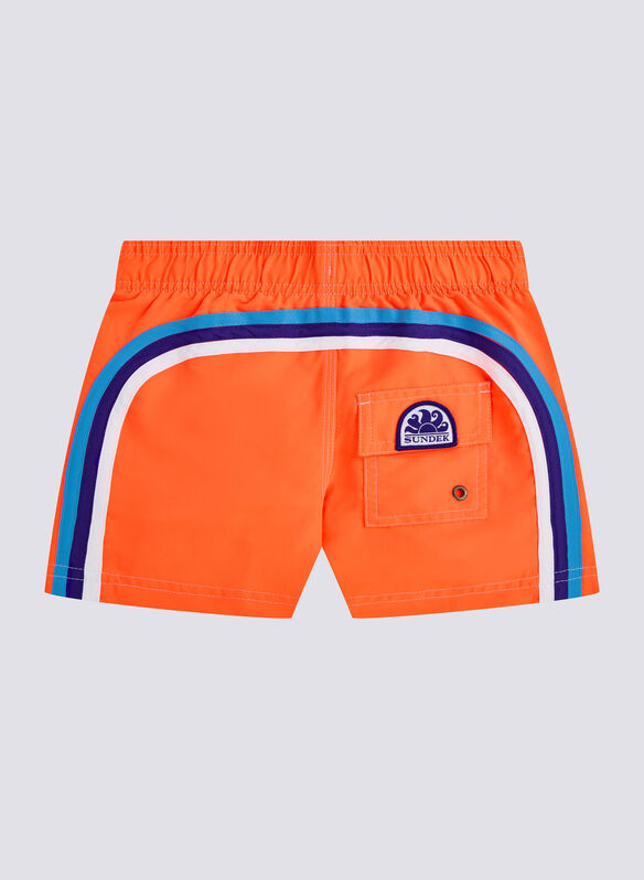 BOXER BEACH CLASSIC RAGAZZO, 04710 ORANGEFLUO, medium