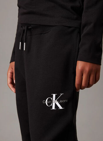 PANTALONI IN FELPA RAGAZZO, BEH BLK, small