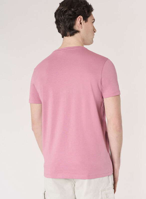 T-SHIRT MICK MICRO LOGO, 152 ROSE, medium