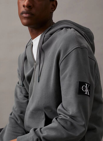 FELPA FULL ZIP CON CAPPUCCIO, PSL OTTANIO, small