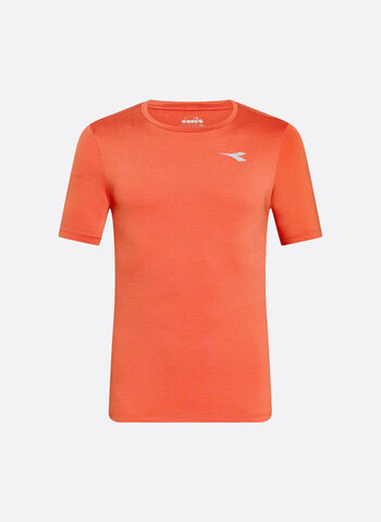T-SHIRT TECH RUN, 40082 ORANGE, small