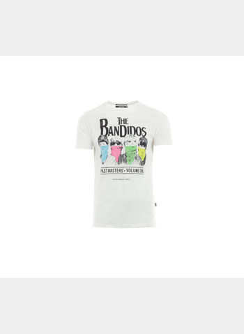 T-SHIRT BANDIDOS , BIANCO, small