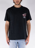 T-SHIRT STREET CON STAMPA POSTERIORE, BDS BLK, thumb
