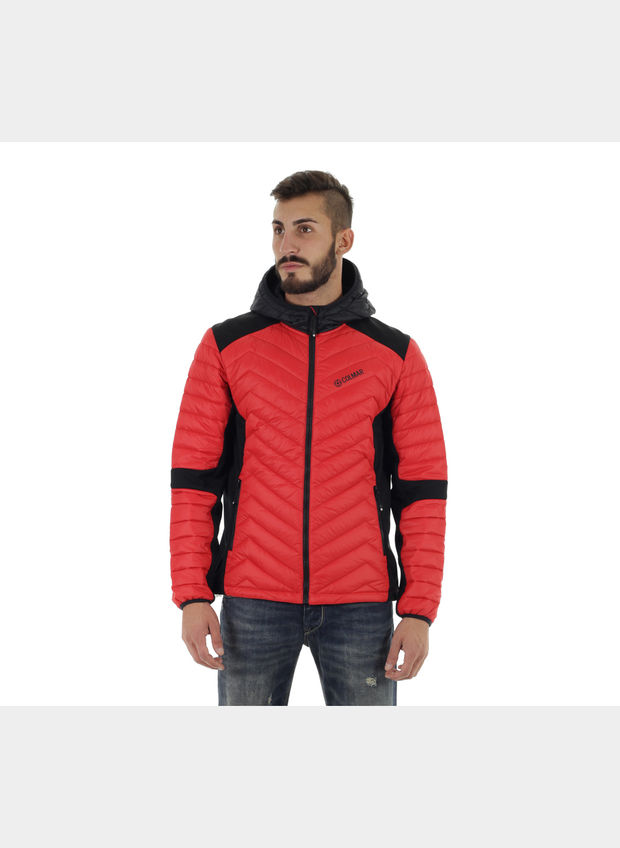 GIACCA A VENTO  IN OVATTA PACKABLE UOMO, 42RED, large