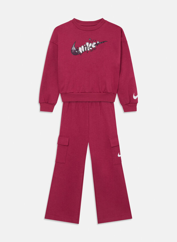 TUTA CON PANTALONI CARGO BAMBINA, ADZ PLATINUM, large