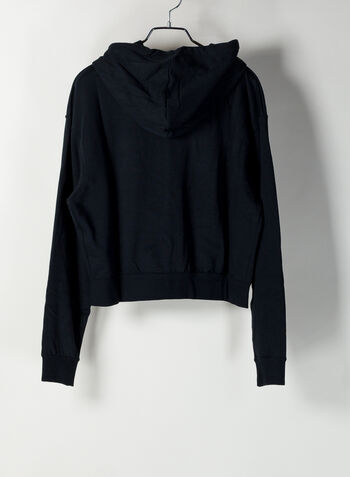 FELPA S HERITAGE FULL ZIP CON CAPPUCCIO, 011BLKGREY, small