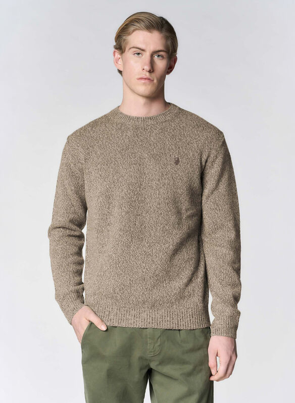 MAGLIONE KARLO GIRO MEL, 522 BEI, medium
