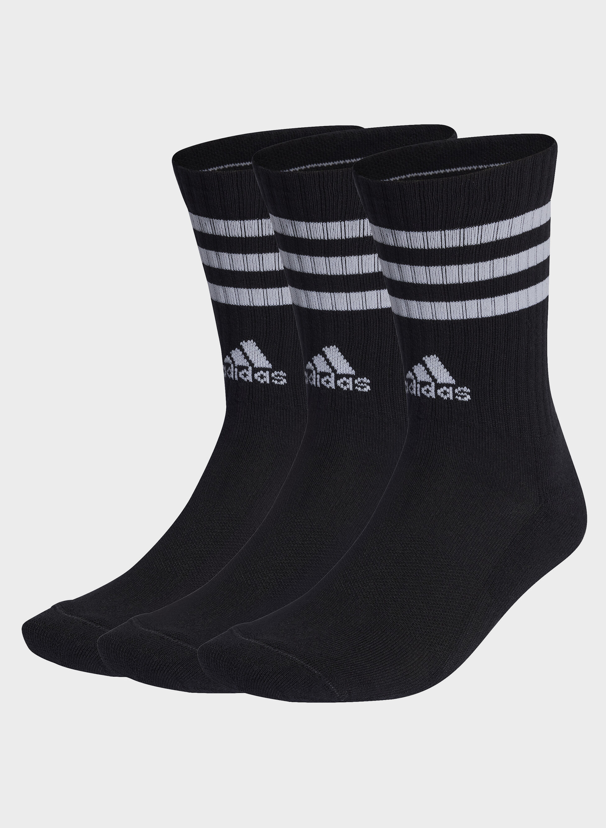 CALZA 3-STRIPES CUSHIONED 3-PAIA UNISEX S