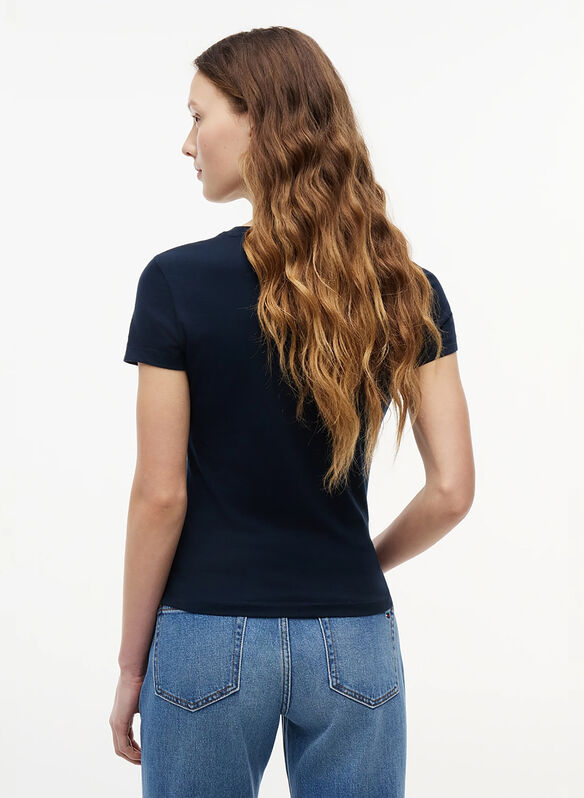 T-SHIRT LOGO, C1G NVY, medium