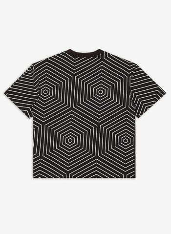 T-SHIRT GRAPHIC RAGAZZO, UC001 BLK, small