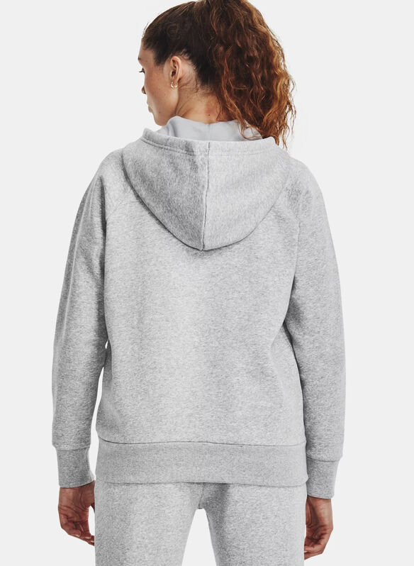 FELPA FULL ZIP CON CAPPUCCIO RIVAL FLEECE, 0012 GREY, medium