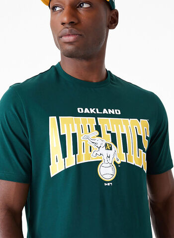 T-SHIRT OAKLAND ATHLETICS MLB ARCH WORDMARK, , small