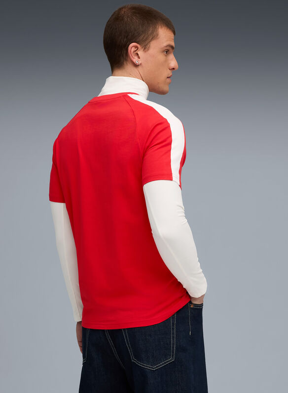 T.SHIRT INSERTATA, 11 RED, medium