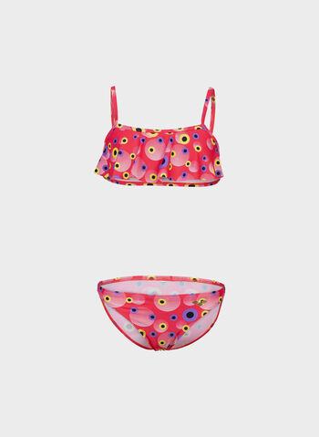 COSTUME BIKINI TOP VINTAGE RAGAZZA, 900 ANGURIA MULTI, small