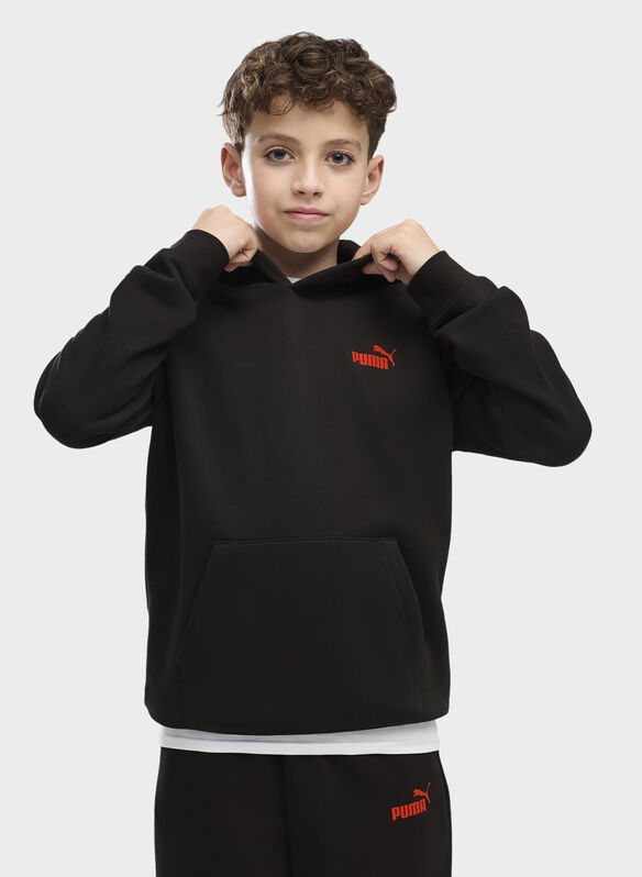 FELPA LAB STORY HOODIE RAGAZZO, 01 BLK, medium