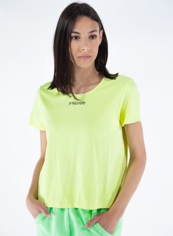 T-SHIRT SLOUNGE, Y109YELLOW FLUO, small